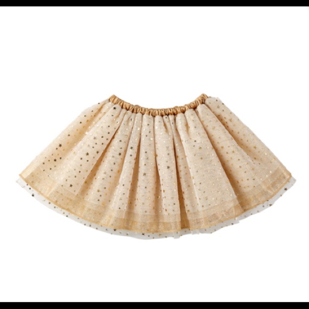 TUTU SKIRT - GOLD, 6-18 MONTHS